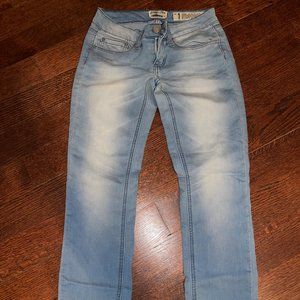 Light Acid Wash Skinny Jeans